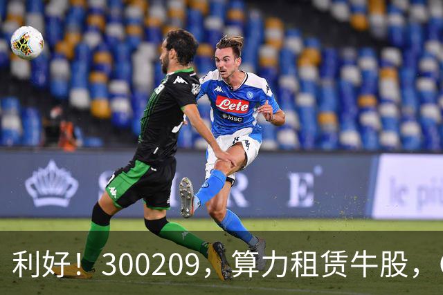 利好！300209，算力租赁牛股，Q3营收大增55倍